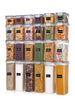 48pcs Airtight Food Storage Containers, Free Plastic Spaghetti Containers With Easy Lock Lids, For Kitchen Pantry Organization And Storage, Include LabelsHome Decor, Party Storage, Christmas Storage, New Year Storage